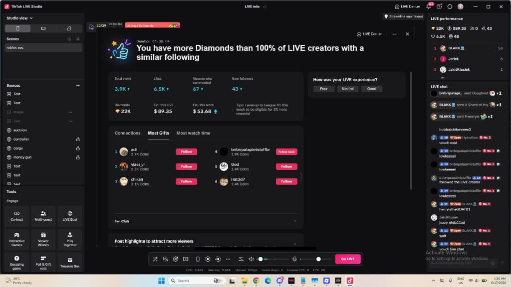 22K diamonds $89 in 90 minutes